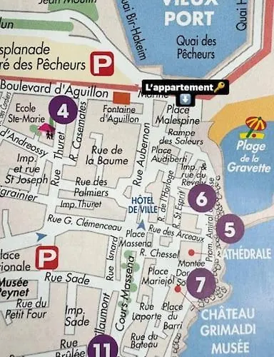 Place Malespine Proche Port Vauban Antibes